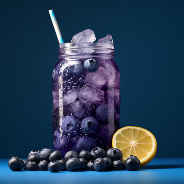 Blueberry Gingerale Cooler